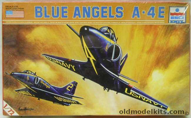 ESCI 1/72 McDonnell Douglas A-4E  Skyhawk Blue Angels, 9010 plastic model kit